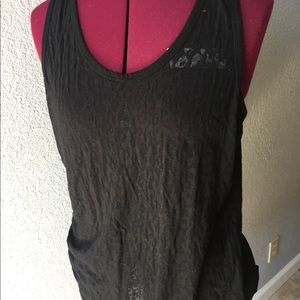 Racer back lace tank